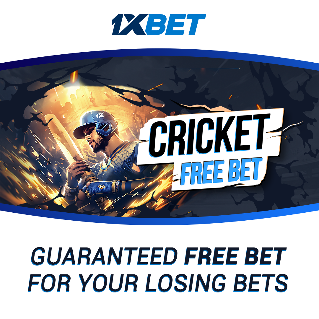 1xBet Test match cricket betting — innings totals, session betting, match result
